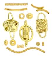 Vermeil Beads, Bead Caps And Tube Spacers